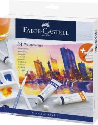 Aquarellfarbe 24er Set + Zubehör 