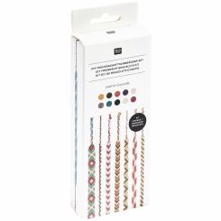 DIY Freundschaftsarmbänder Set Earthy Colours 