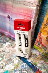 Amsterdam Acrylfarben Titanweiß 2x120ml 