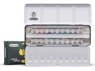 Schmincke HORADAM Aquarell Metallkasten Edition Ginkgo, 20x1/2 