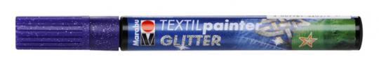 Textil Painter violettGlitter 3mm Spitze 