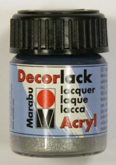 Decorlack Metallictöne silber 782, 15 ml 