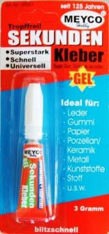 Sekundenkleber-Gel 3 g 