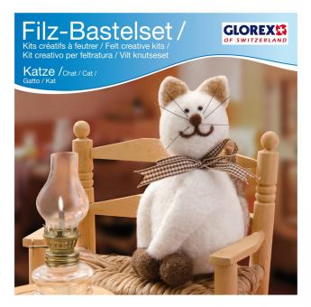 Filz-Creativ-Set Katze 14,0x7,0cm 