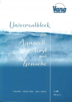 Vang Universalblock, 34x48cm, 25 Bl. Oslo für Aquarell, Acryl und Gouache 