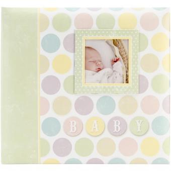 Baby Circles Post Bound Scrapbook 33 x 33 x 5,1 cm  , Window 