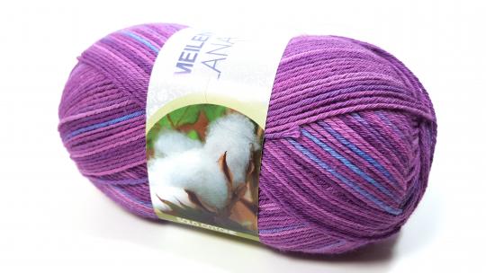 Meile 100 Solo Cotone Holiday, 4009  Lana Grossa, Sockenwolle 