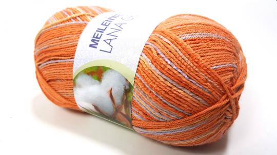 Meile 100 Solo Cotone Holiday, 4011  Lana Grossa, Sockenwolle 