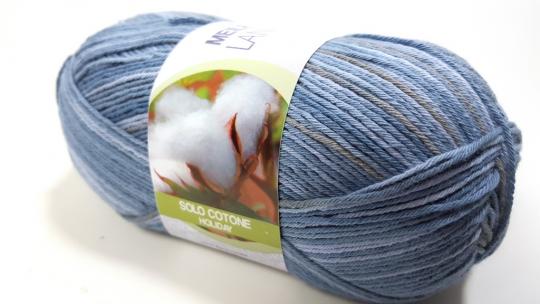 Meile 100 Solo Cotone Holiday, 4007  Lana Grossa, Sockenwolle 