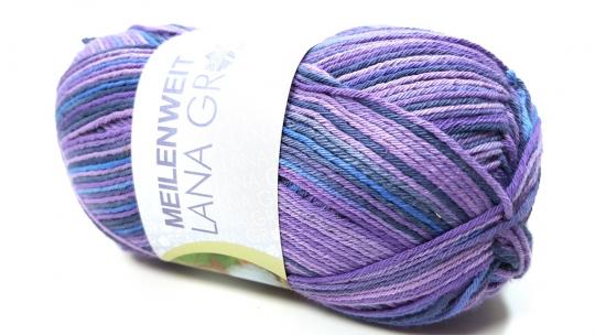 Meile 100 Solo Cotone Holiday, 4010 Lana Grossa, Sockenwolle 