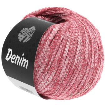 Wolle Denim, Rot/Weiß Lana Grossa 