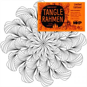 Tangle Rahmen 20x20cm, Inspiration Media Gewebe, Thema Chill Out 