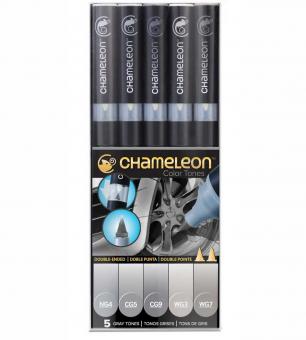 Chameleon 5er Stifte-Set Gray 