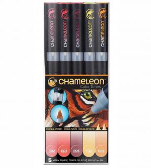 Chameleon 5er Stifte-Set Warm Colors 