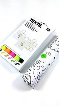Textilstifte Set Neon 5 Stifte 