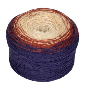 Regenbogen Merino, Farbe 206 4-fädriges Garn, Marrakesch 