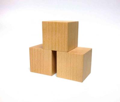 Holzwürfel  zum Gestalten 4x4 cm 