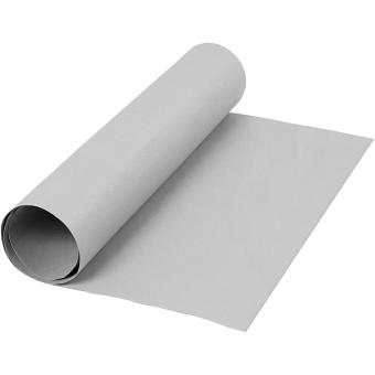 Kunstleder-Papier 0,55cm, grau Breite 50cm , 1 Meter 