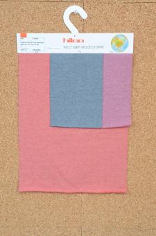 Baumwolljersey *French Terry Melange H/W 18-19  blau 