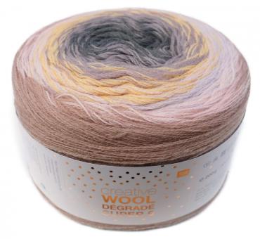C.Wool Degrade Super6, puder-grau Farbe 003 