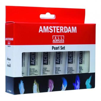 Amsterdam Acryl Standard Set Perlfarben, 6x20ml 