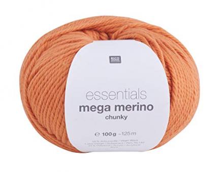 Mega Merino Chunky, Orange Farbe 005 