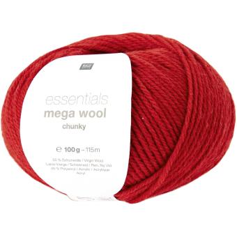Mega Wool chunky rot Farbe 009 