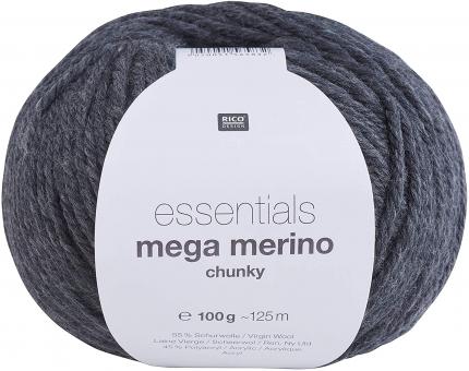 Mega Merino Chunky, Anthrazit Farbe 015 