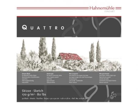 Skizzenblock Quattro, 25,4x25,4cm 170g/m², 50 Blatt 