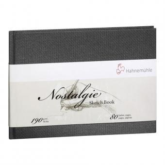 Nostalgie Skizzenbuch A5, Hochformat 190g/m², 40 Blatt, 80 Seiten 