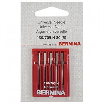 Bernina Universal-Nadel 130/705 H 80 für Natur- und Synthetikstoffe 