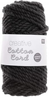 Creative Cotton Cord Makramee-Garn, Durchmesser 5mm, schwarz 