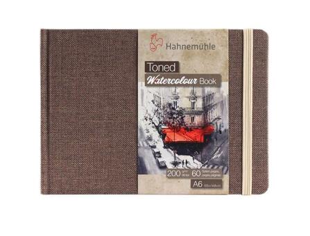 Toned  Watercolour Book Beige, A5 200g/m², 30 Bl./60 Seiten 