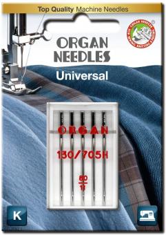 Organ Nähmaschinennadeln, Universal 130/705 H, 80/12 