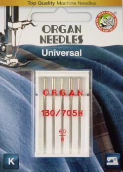 Organ Nähmaschinennadeln, Universal 130/705 H, 60/8 