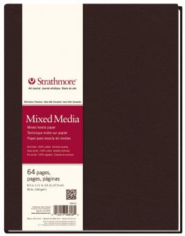 Strathmore Mixed Media Buch, 64 Seit Kunstbuch, 190g/m²,21,6 x27,9 cm 