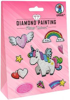 Diamond Painting Sticker Unicorn Motiv 01 