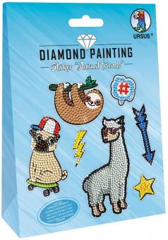 Diamond Painting Sticker Animal Friend, Motiv 05 