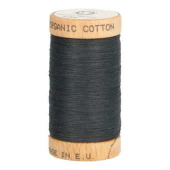 Scanfil Organic Cotton Nähgarn, Grau 100m, Farbe 4833 