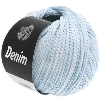Wolle Denim, Hellblau/weiß Lana Grossa 