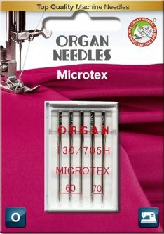 Organ Nähmaschinennadeln Microtex Stretch 130/705 H   60 - 70 