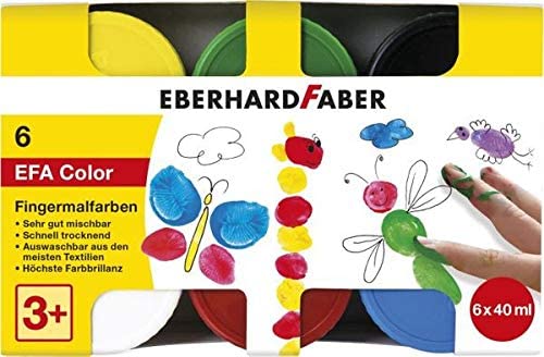 Fingermalfarben EFA Color 6x40ml 