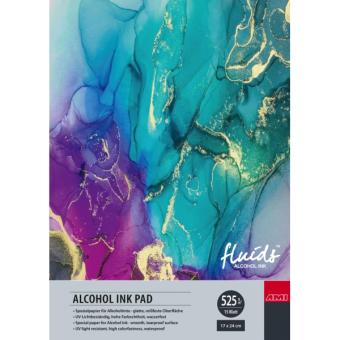 Alcohol Ink Pad, 17x24cm 525g/m², 15 Blatt 