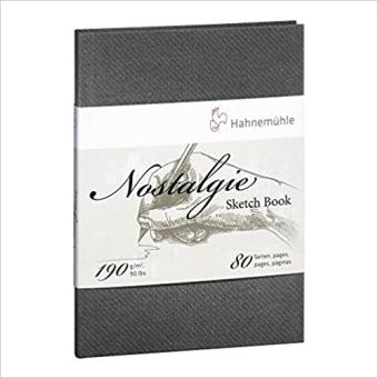 Nostalgie Skizzenbuch A4 190g/m², 80 Seiten, Hochformat 