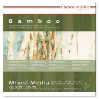 Mixed Media Block Bamboo 265g/m², 24x32cm, 25 Blatt 