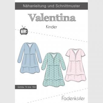 Papierschnittmuster Kleid Kinder Valentina 