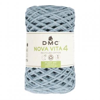 Recyceltes Baumwollgarn 2mm, blau DMC Nova Vita Nr.4, 250g 
