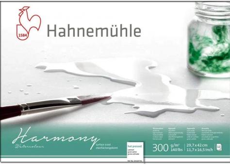 Aquarellblock Harmony, 29,7x42 cm 12 Blatt,300g/m², satiniert 