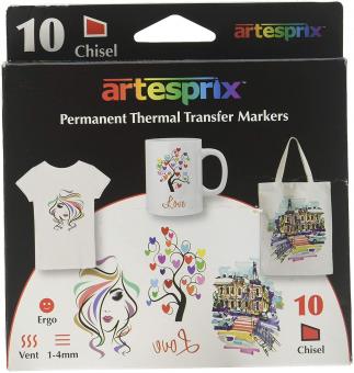 Artesprix Sublimations-Ink-Stifte 10Stk. 1-4 mm   permanent 