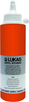 Lukas Acrylfarbe Tagesleucht Signal- rot, Cryl Studio, 250ml 